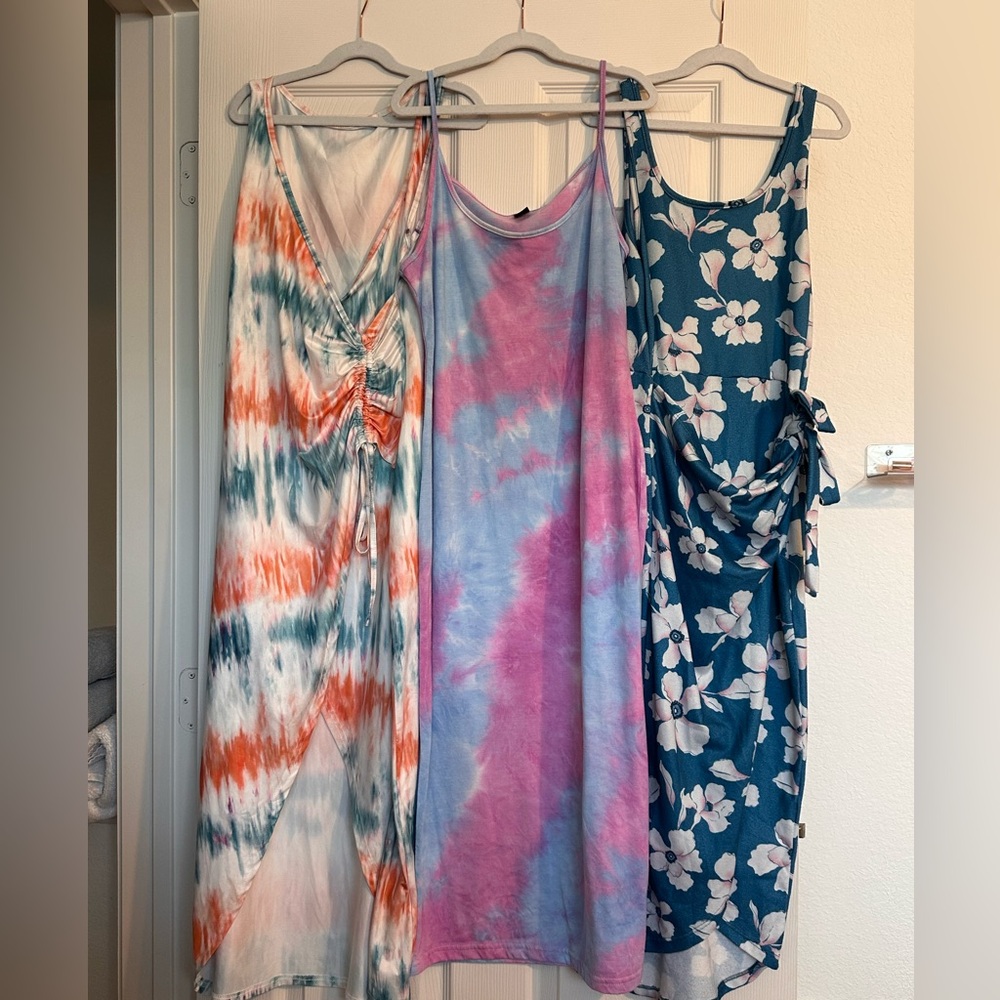 SHEIN / Emery Rose Summer Dresses - Bundle of 3